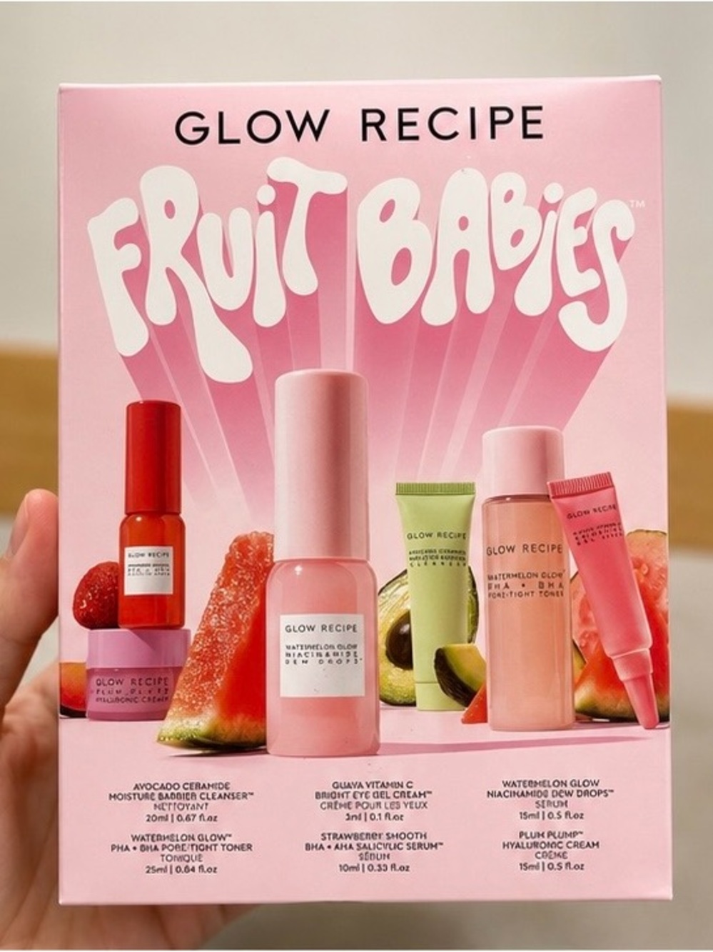 Glow Recipe Pink Fruit Babies Primer & Skincare Set